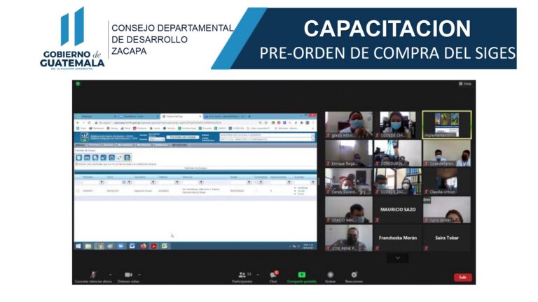 Capacitación PRE-ORDEN DE COMPRA