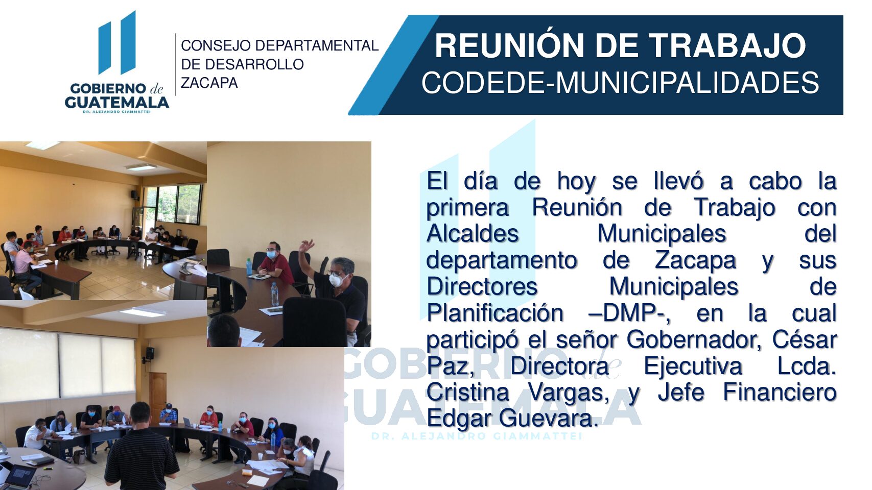 Primera Reunión de Trabajo Muni-Codede