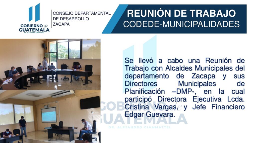 Reunion de Trabajo Codede-Muni