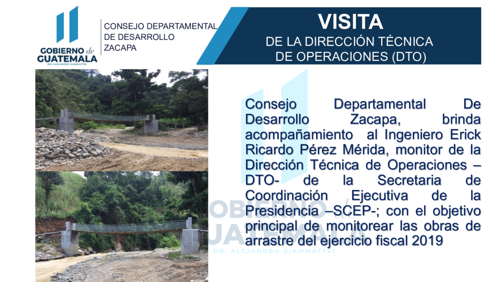 Visita de Dirección Técnica de Operaciones SCEP