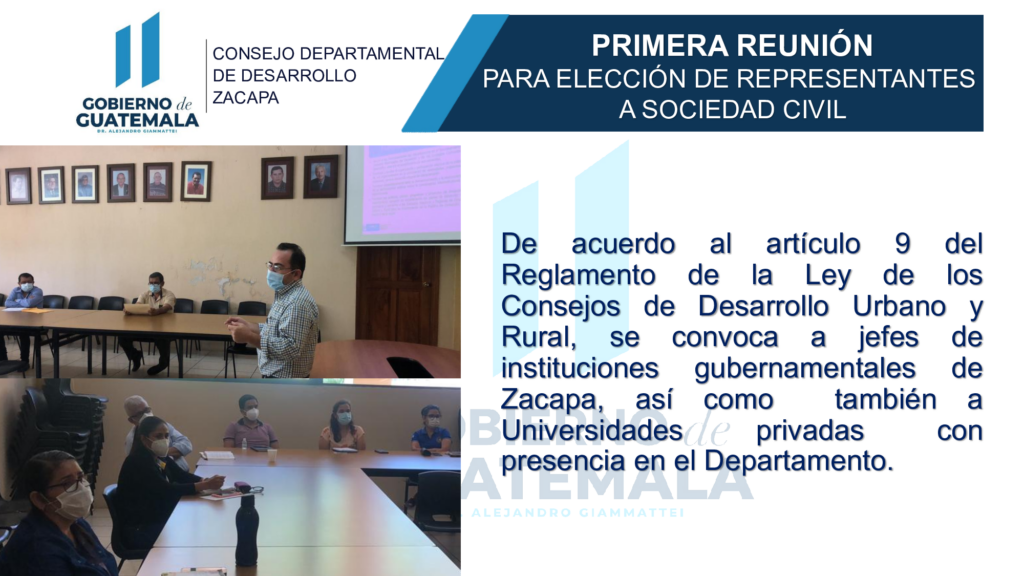 reunión elección sociedad civil